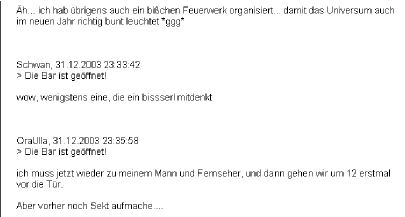Text aus Silvesterthread